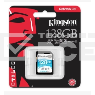 Флеш карта SDXC 128Gb Class10 Kingston SDG/128GB Canvas Go
