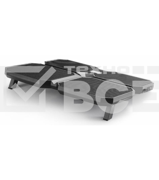 Подставка для ноутбука Deepcool MULTI CORE X6 15.6' 380x295x24мм 24dB 2xUSB 900g Fan-control черный