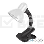 Настольные светильники ЭРА N-102 N-102-E27-40W-W белый Светильник настольный, цоколь E-27, на прищепке, фото2