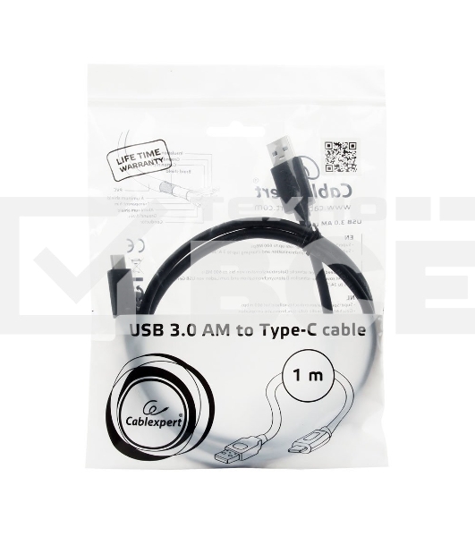 Кабель Cablexpert CCP-USB3-AMCM-1M Кабель USB3.0 AM/USB3.1TypeC, 1м