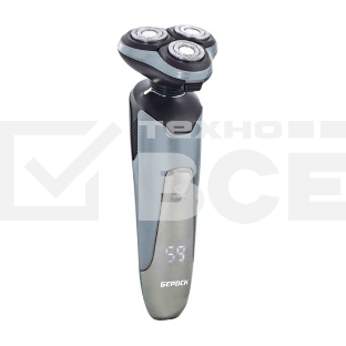 Бритва Бердск 3316АС аккум./сет., влагозащ., + блок д/стрижки, LED диспл. 220В/5Вт