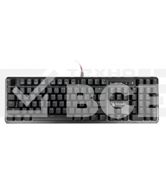 Клавиатура A4 B975 механическая черный USB Gamer LED (подставка для запястий)