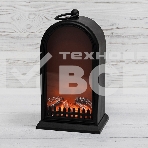 Светодиодный камин Neon-night 'Фьюжн' с эффектом живого огня 14,7x11,7x25 см, батарейки 2хС (не в комплекте) USB, черный, фото 1