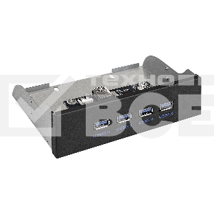 Планка USB на переднюю панель ExeGate EX289290RUS U5H-625, 5,25