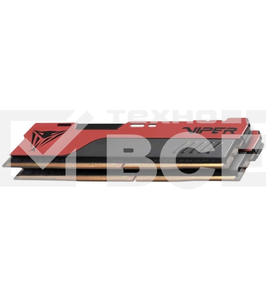 Оперативная память Patriot Viper Elite II, DDR4, 16GB (2x8 GB), 3200 MHz, CL18, радиатор, красный, чёрный