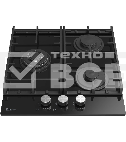 Газовая варочная панель Evelux HEG 450 BG