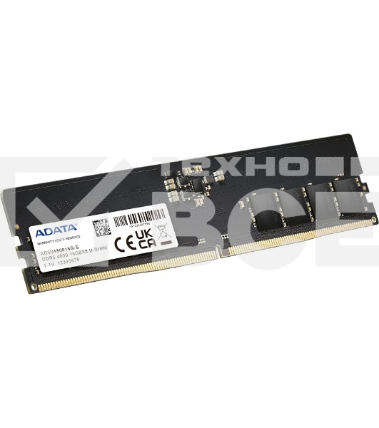 Оперативная память ADATA, DDR5, 16Gb (1x16Gb), 4800MHz, CL40, UDIMM