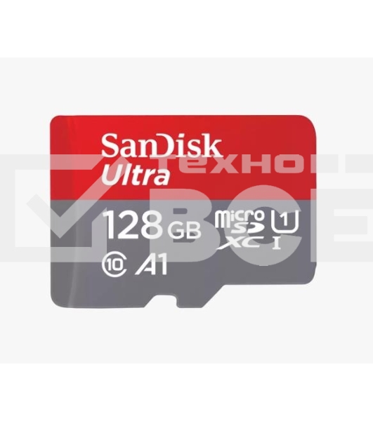 Флеш карта microSD 128GB SanDisk microSDXC Class 10 Ultra UHS-I A1 140MB/s