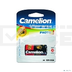 Батарея Camelion CR123A BL-1 (CR123A-BP1, батарейка фото,3В), фото2