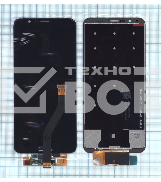 Дисплей для Huawei Honor View 10, черный