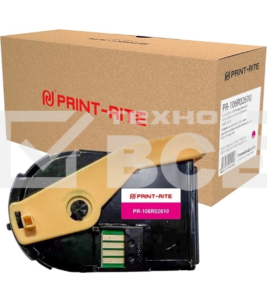 Картридж лазерный Print-Rite TFXAFXMPRA PR-106R02610 106R02610, пурпурный набор двойная упак. (9000стр.) для Xerox Phaser 7100