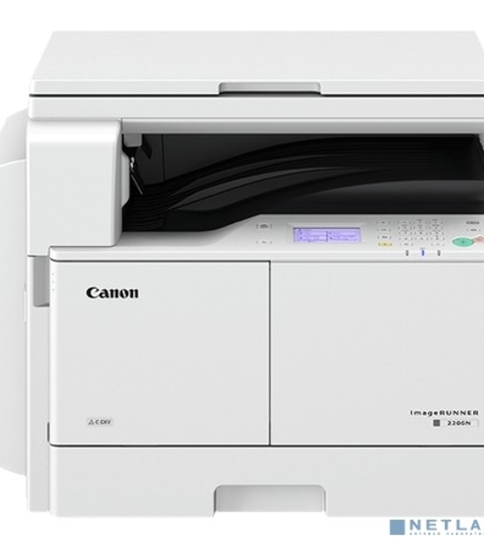 МФУ лазерное CANON imageRUNNER 2206N MFP ( ч/б, А3, 22 стр/мин, копир/принтер/сканер/WiFi/крышка, без тонера)