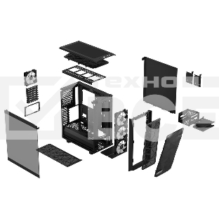 Корпус Fractal Design Meshify 2 Compact RGB Black TG Light Tint FD-C-MES2C-06 (703693)