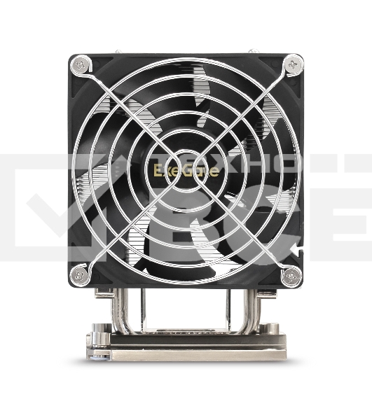 Кулер для процессора ExeGate ESNK-P0070APS4.PWM.4U.3647.Cu серебристый, 92 мм, алюминий/медь, 3800 об/мин, 44 дБ, 4 pin, 205 Вт, 125.5 мм