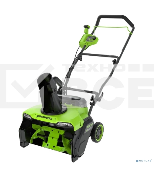 Снегоуборщик аккумуляторный Greenworks GD40STX2 40V, 51 см, бесщеточный, без АКБ и ЗУ 2603407