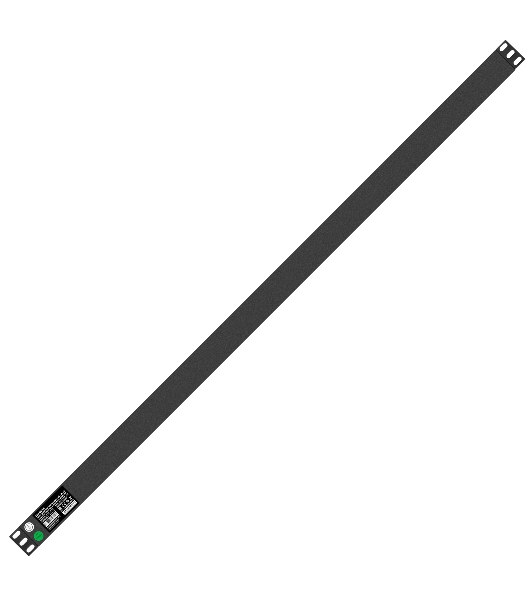 Вертикальный блок розеток с автоматом защиты ExeGate ServerPro PDU-V201 Al-20S-T-1P (19', 1U, Алюминий, 20 Schuko, клеммная колодка, 16A, автомат защиты, черный, RTL)