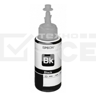 Чернила Epson T6641 (C13T66414A) черный (70 мл.) для L100/L110/L120/L132/ L200/L210/L222/ L300/L312/L350/L355/L362/L366/ L456/L550/L555/L1300