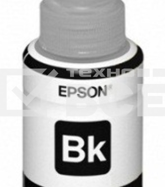 Чернила Epson T6641 (C13T66414A) черный (70 мл.) для L100/L110/L120/L132/ L200/L210/L222/ L300/L312/L350/L355/L362/L366/ L456/L550/L555/L1300