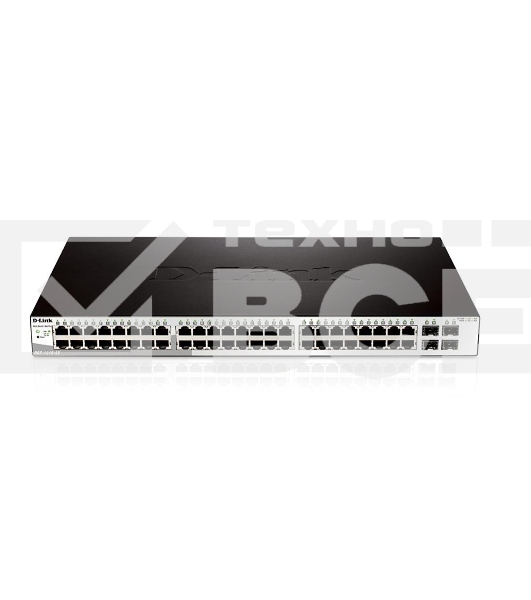 Коммутатор D-Link Managed Gigabit Switch with 48 10/100/1000Base-T + 4 SFP Ports DGS-1210-52/ME/B1A