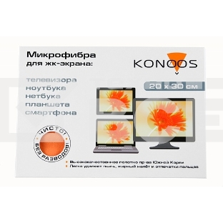 Салфетка из микрофибры для ЖК-телевизоров 20х30 см