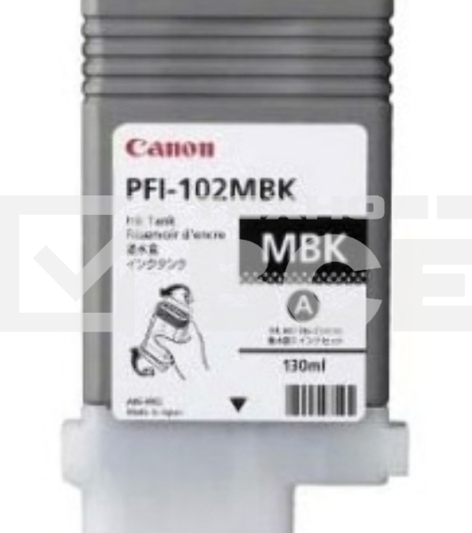 Картридж струйный Canon PFI-102MBk (0894B001) матовый черный, 130 мл., для iPF500/600/700