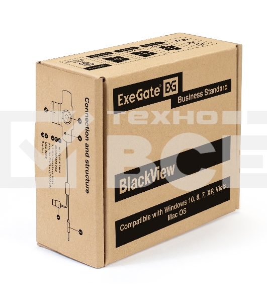 Веб-камера ExeGate EX287385RUS BlackView C525 HD