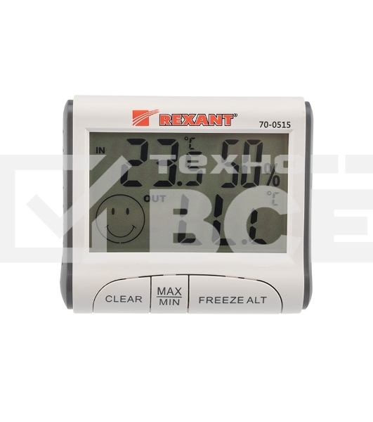 Метеостанции Rexant 70-0515 {Термогигрометр комнатно-уличный}