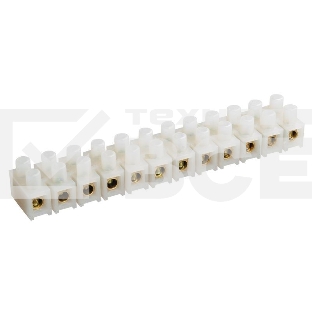 Колодка клеммная ЗВИ-60 6-16кв.мм 12пар ПВХ ИЭК UZV1-060-16