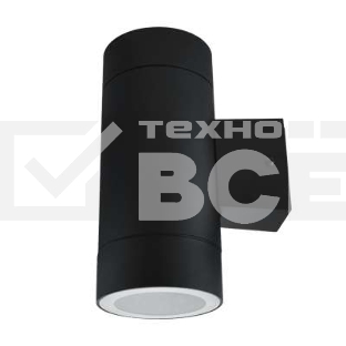 Светильник светодиодный GX53S-2B-ЦИЛИНДР GX53 IP65 230В уличный двусторон. подсветка черн. IN HOME 4690612023533