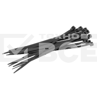 Хомут кабельный 3.6х200 нейл. черн. (уп.100шт) EKF plc-cb-3.6x200