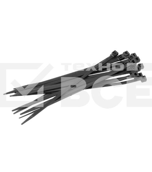 Хомут кабельный 3.6х200 нейл. черн. (уп.100шт) EKF plc-cb-3.6x200