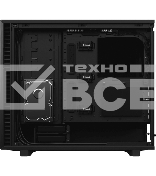 Корпус Fractal Design DEFINE 7 BLACK / mid tower / E-ATX / 3x140mm fans inc. / FD-C-DEF7A-01