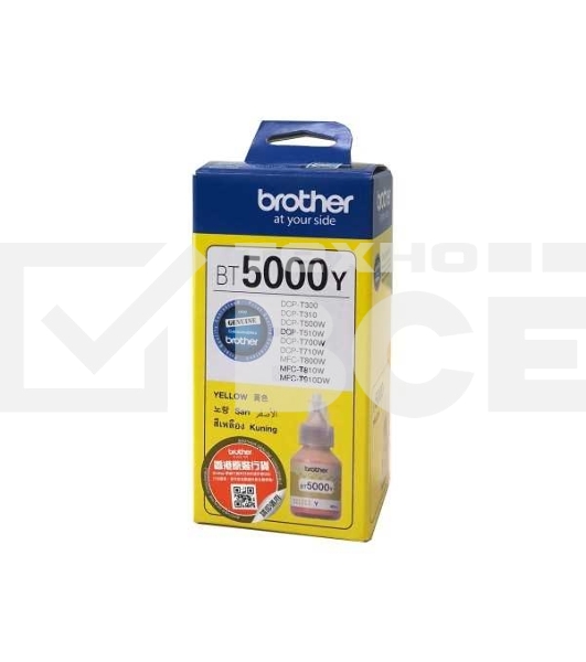 Чернила водорастворимые Brother BT5000Y жёлтый (48 мл., 5000 стр.) для Brother DCP-T300/T500W/T700W