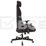 Кресло игровое Knight N1 Fabric черный Light-20, с подголов. крестовина металл, фото17