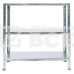 Стеллаж Практик ES пол.:3 разборная 750x750x300мм серый, фото3