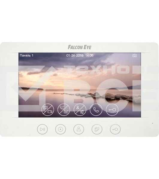 Видеодомофон Falcon Eye Cosmo HD Plus белый