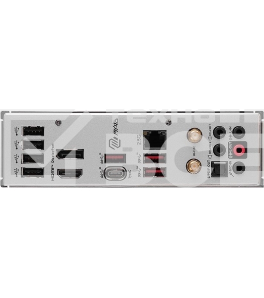 Материнская плата MSI MAG B760M MORTAR WIFI II, LGA 1700, Intel B760, 4xDDR5, 4xSATA, 3xM.2, 1xPCIe 5.0 x16, 1xPCIe 4.0 x4, 1xHDMI, 1xDP, 1xUSB Type-C, 1x2.5Gb LAN, 3xUSB-A 2.0, 3xUSB-A 3.2 Gen 2, 5x3.5 мм, 7.1, mATX