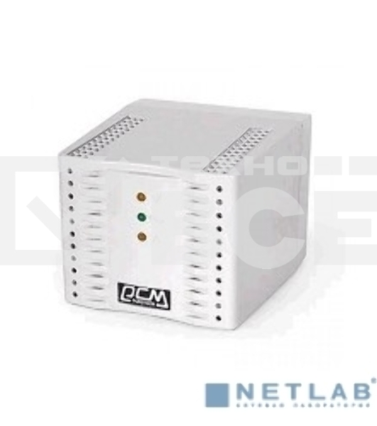  Стабилизатор напряжения Powercom Voltage Regulator, 2000VA, White, Schuko