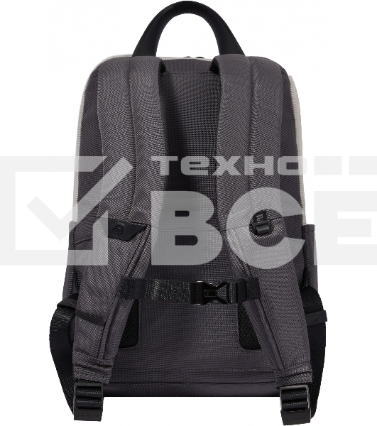 Рюкзак Piquadro Brief2 Special CA3214BR2S/GRN, нейлон/натур.кожа, серый/черный