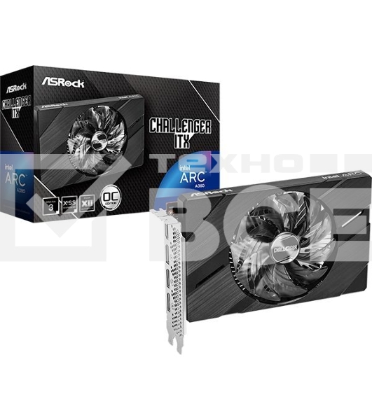 Видеокарта Intel Arc A380 Challenger ITX 6G OC