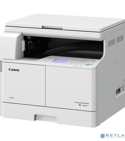 МФУ лазерное CANON imageRUNNER 2206N MFP ( ч/б, А3, 22 стр/мин, копир/принтер/сканер/WiFi/крышка, без тонера)