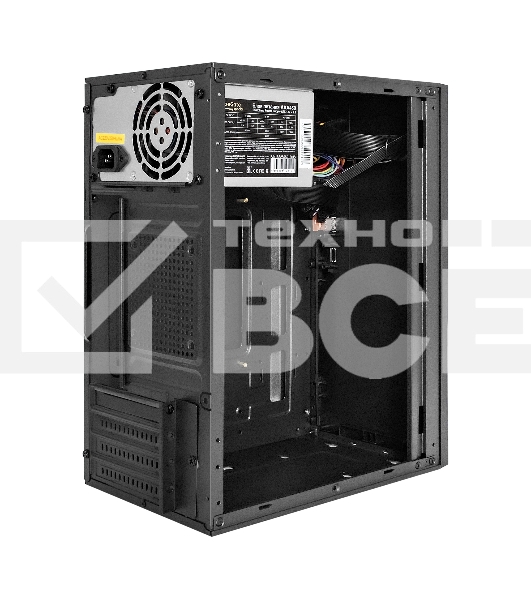 Компьютерный корпус Minitower ExeGate BAA-308UC черный (mATX, без БП, 1*USB+1*USB3.0+1*TypeC, HD Audio)