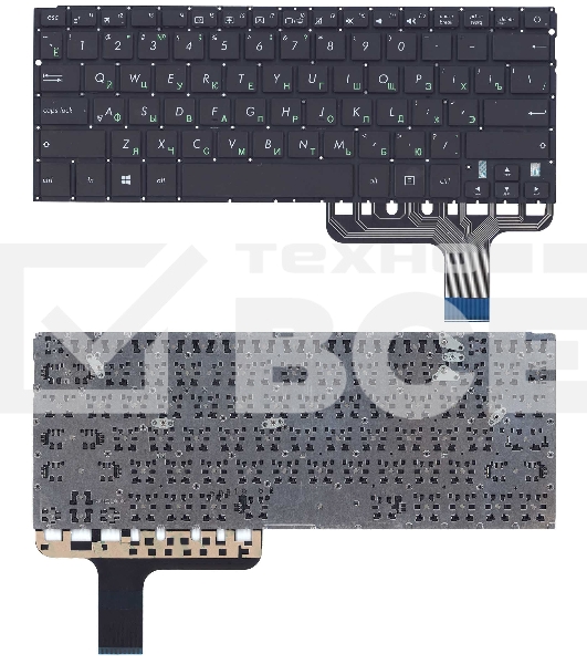 Клавиатура для ноутбука Asus Zenbook UX305 UX302L UX302LA UX302LG  черная