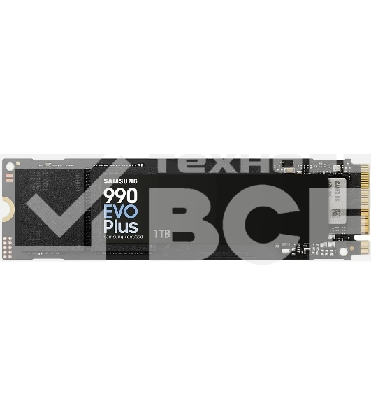 Накопитель SSD Samsung 990 EVO Plus, 1024 ГБ, M.2 2280, PCIe 5.0 x2, NVMe, R/W 7150/6300