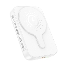 Портативный аккумулятор Powerbank HOCO J117A с быстрой беспроводной зарядкой (магнитный), белый, фото 1