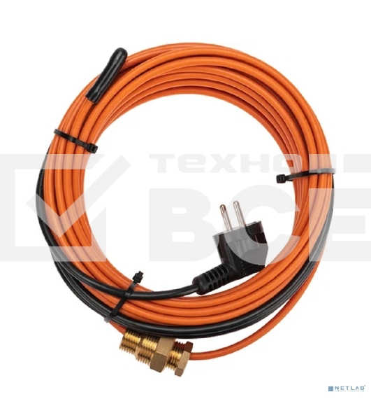 Кабель греющий саморегулирующийся 10 ККНС 2ЛПп-ЭЛ 65/85, в трубу, 10м/100Вт PROconnect