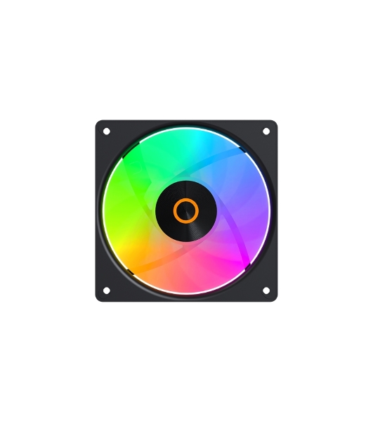 Вентилятор для корпуса Ocypus Gaммa F12 Elite BK ARGB REVERSE BLADE 3 IN 1, 120x120x25мм, 4-PIN PWM, 600-1800 RPM, 26 DBA MAX, HYDRO BEARING