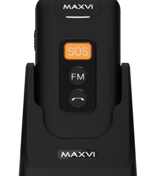 Мобильный телефон Maxvi E5 up черный