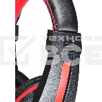 Наушники с микрофоном Oklick HS-L200 черный/красный 2м мониторы оголовье (Y-819), фото2