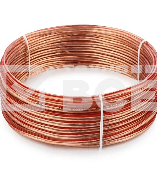 Акустический кабель Cablexpert CC-TC2x0,75-10M, прозрачный,  10 м, бухта